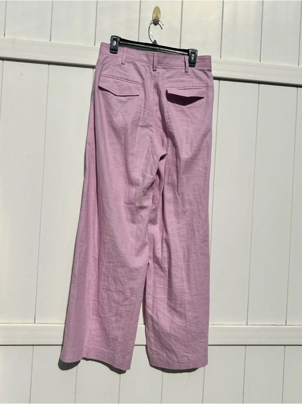 Banana Republic Lavender Wide-Leg Linen Blend Pants | Size 8 EUC